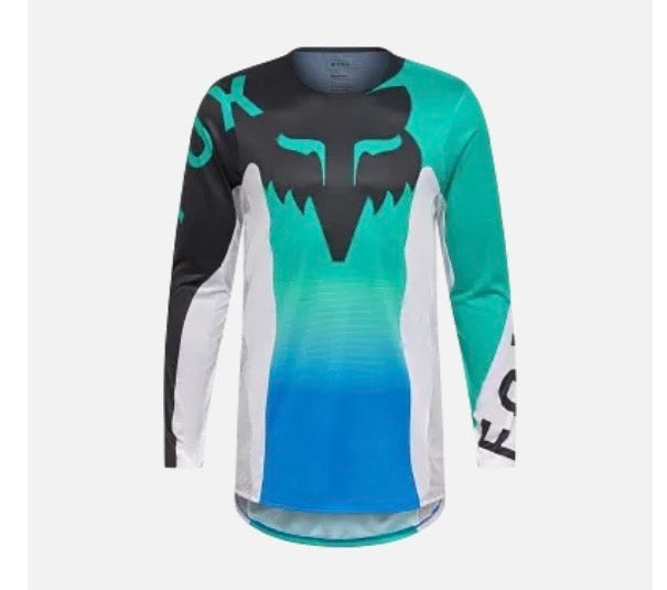Fox Racing 180 Motocross Jersey (Teal/Blue/Black Gradient)