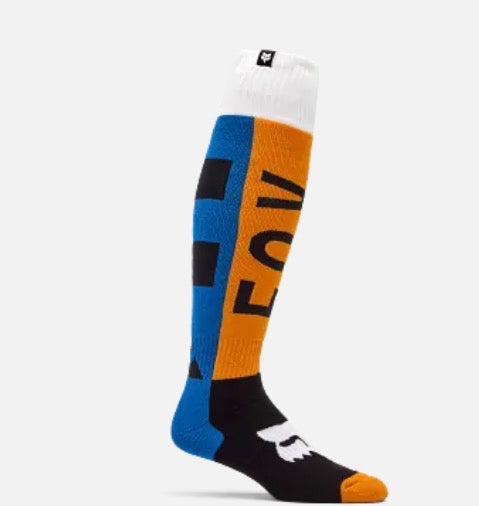Fox Racing Flexair Knee Brace Socks (Orange/Blue)