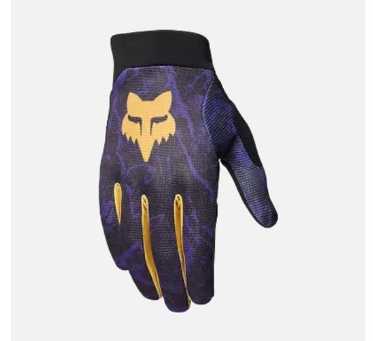 Fox Racing Pawtector Gloves (Purple / Gold)