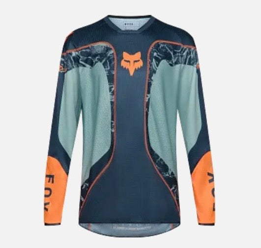 Fox Racing 180 Motocross Jersey (Navy/Teal/Orange)