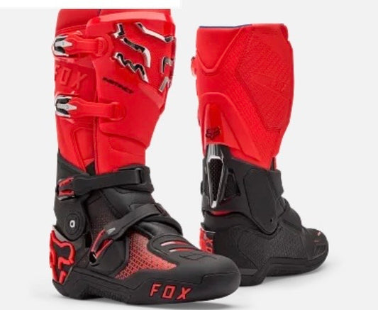 Fox Racing Instinct Motocross Boots (Chili Red / Black)